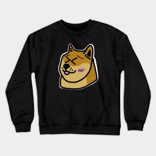 Excited Kawaii Doge Crewneck Sweatshirt